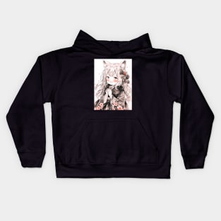 Cute Japanese Anime Girl Kids Hoodie